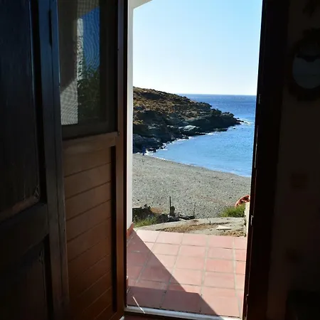 Traditional Cycladic House On The Beach In * Kythnos