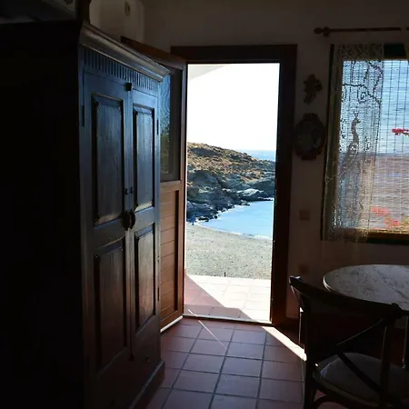 Traditional Cycladic House On The Beach In * Kythnos